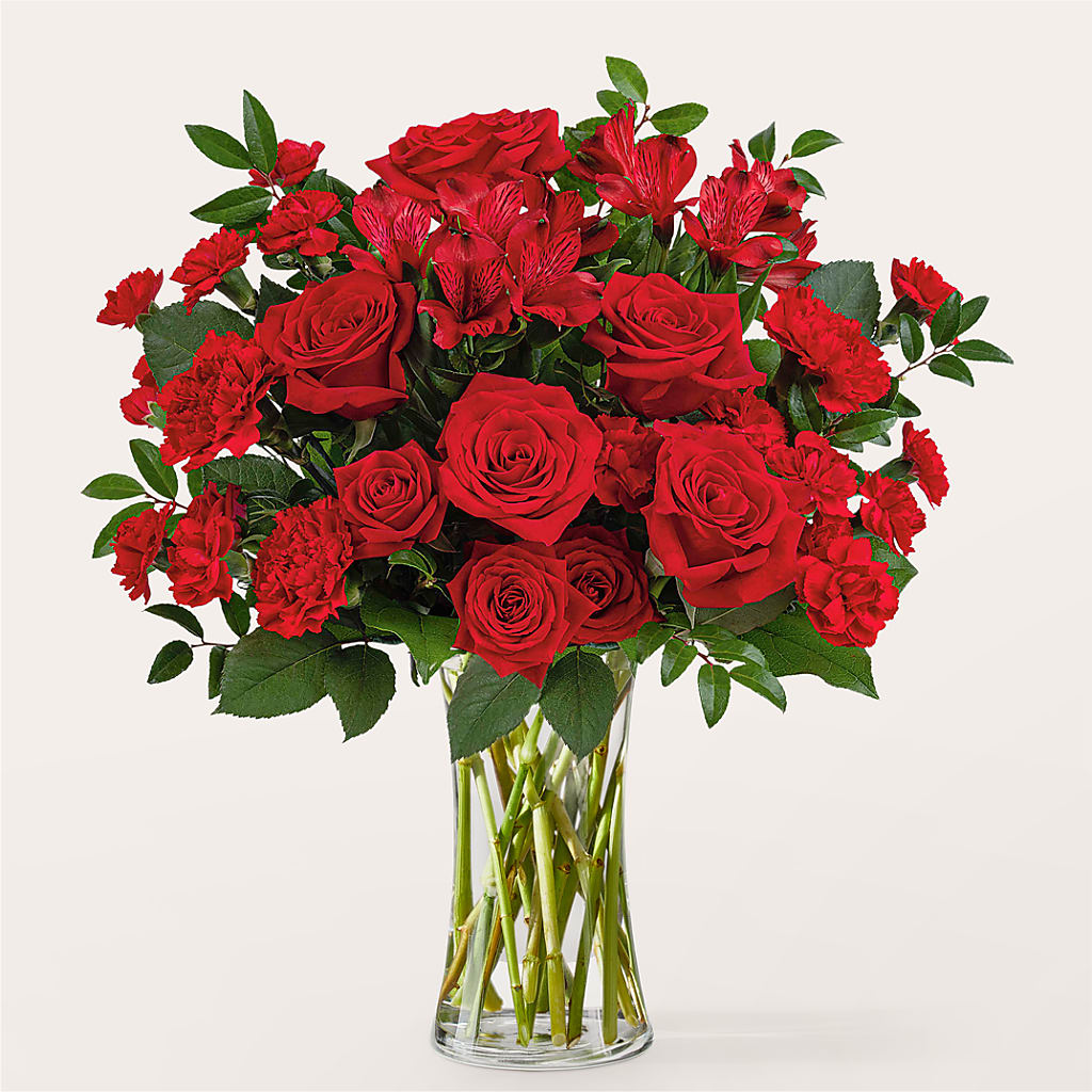 Brilliant Ruby Bouquet – Loose Leaf Florist, Austin TX
