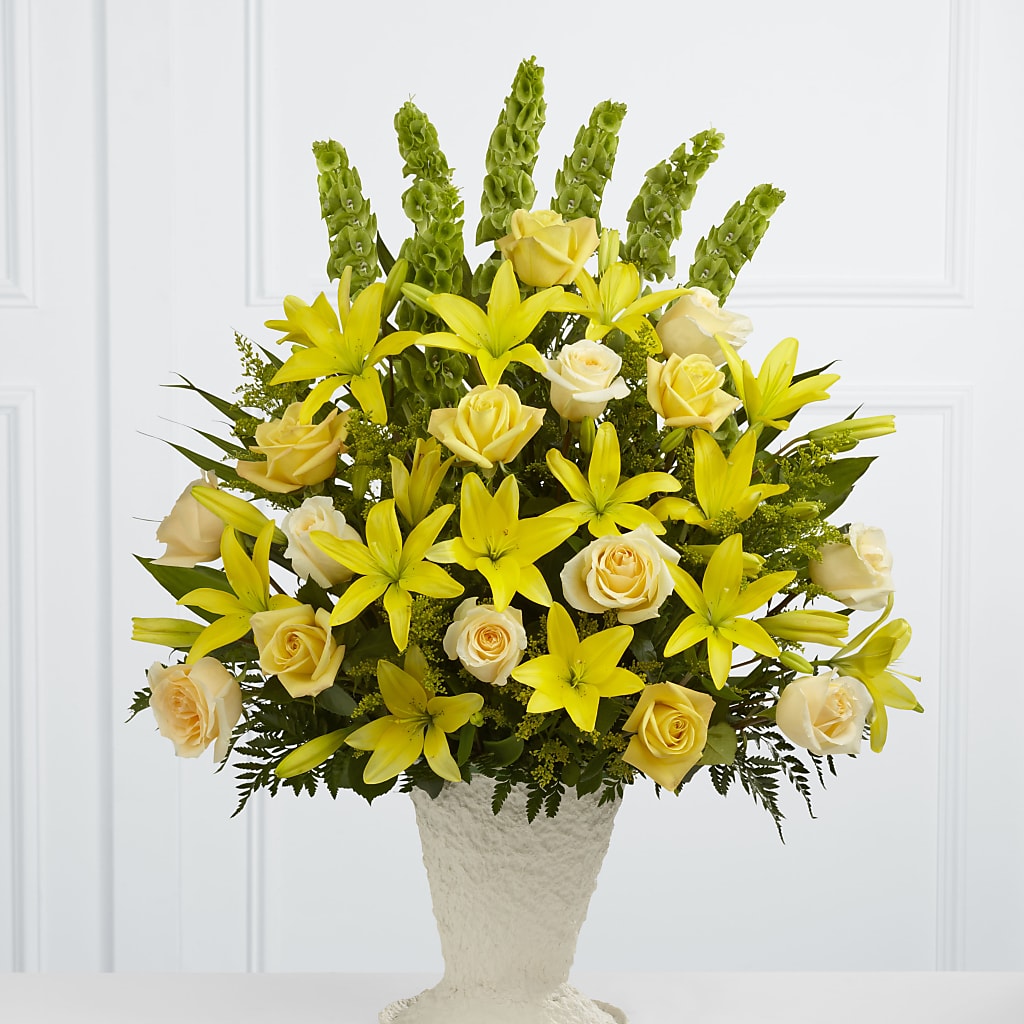 Golden Memories Arrangement – Loose Leaf Florist, Austin TX