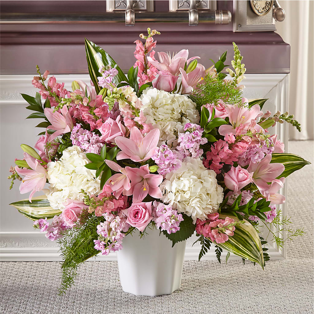 Simply Serene Floor Basket – Loose Leaf Florist, Austin TX