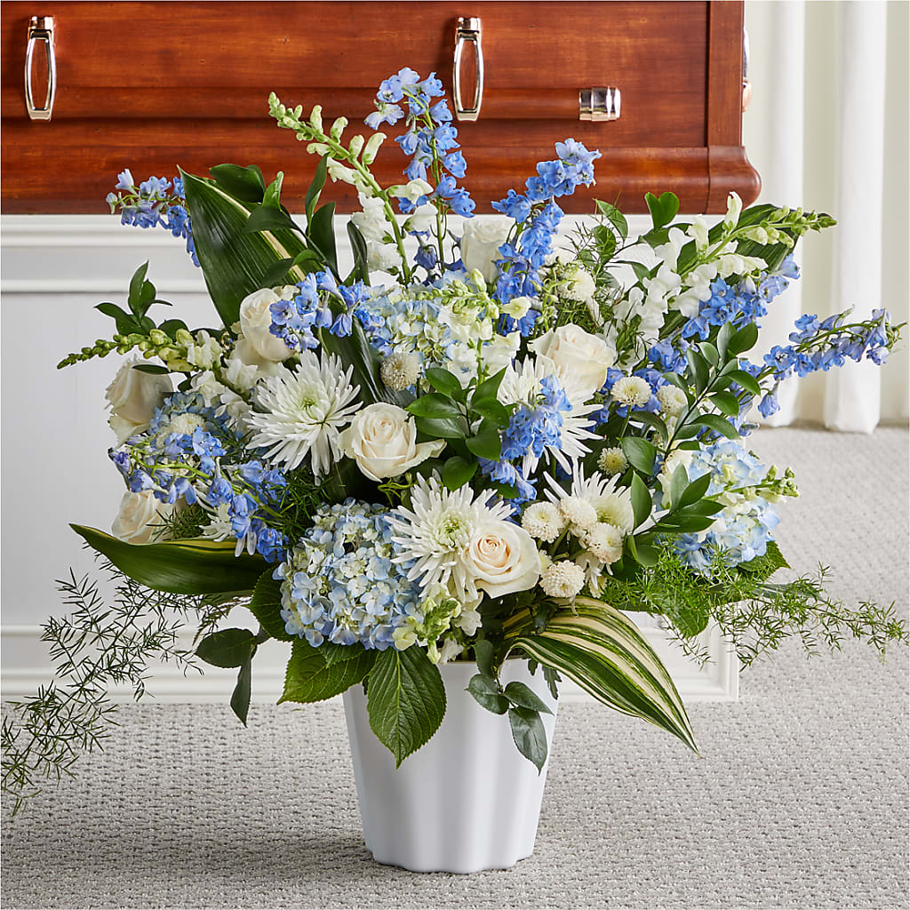 Everlasting Memories Floor Basket – Loose Leaf Florist, Austin TX