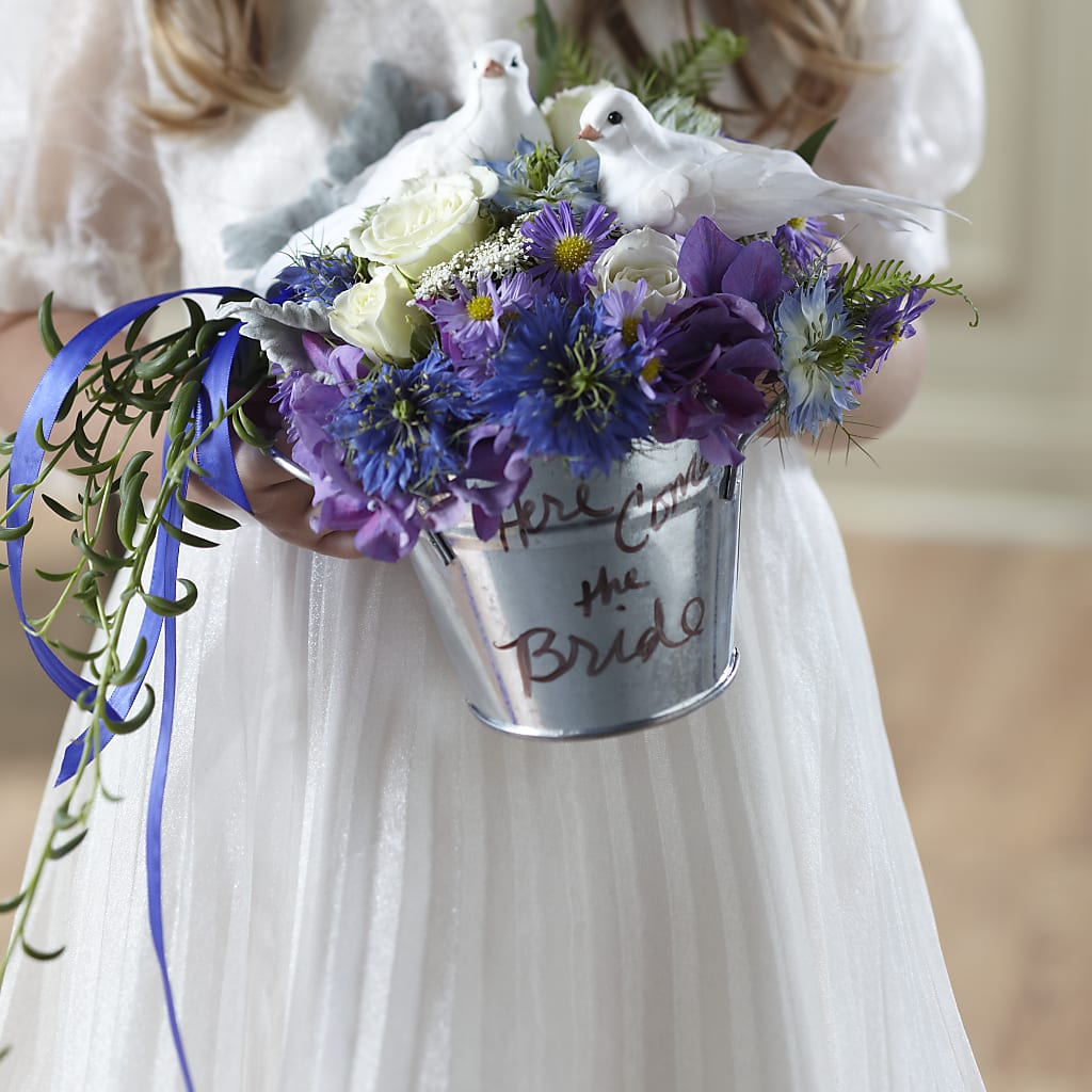 Enchantment Flower Girl Arrangement – Loose Leaf Florist, Austin TX