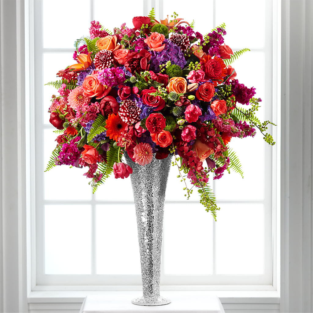 Flower Jeweled Arrangement – Loose Leaf Florist, Austin TX