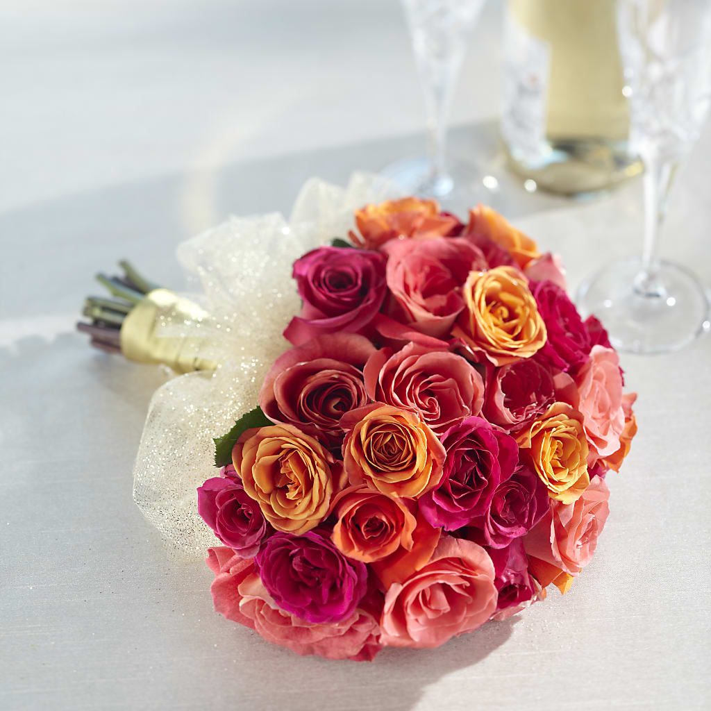 Sweet Roses Bouquet – Loose Leaf Florist, Austin TX
