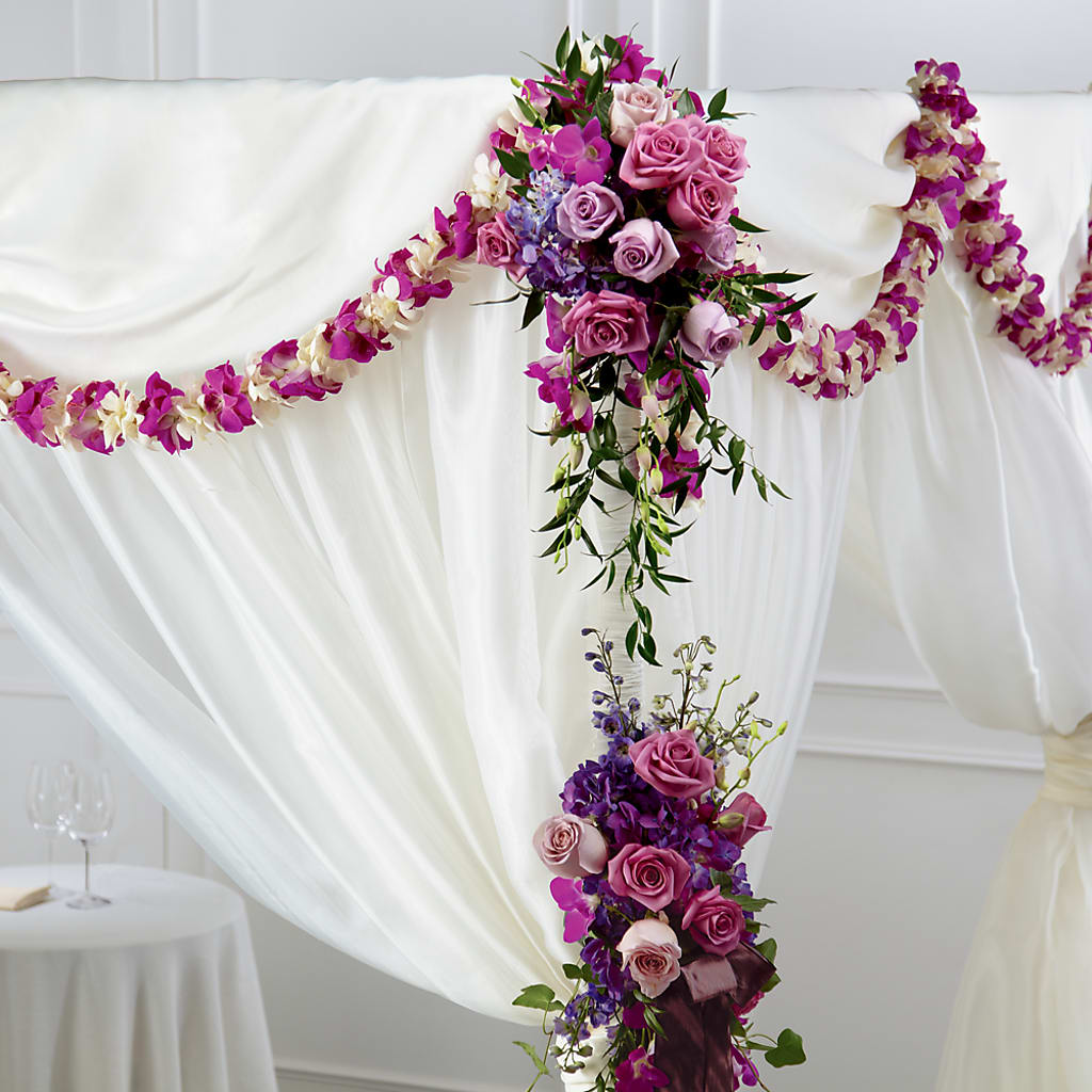 Color & Light Chuppah Decor – Loose Leaf Florist, Austin TX