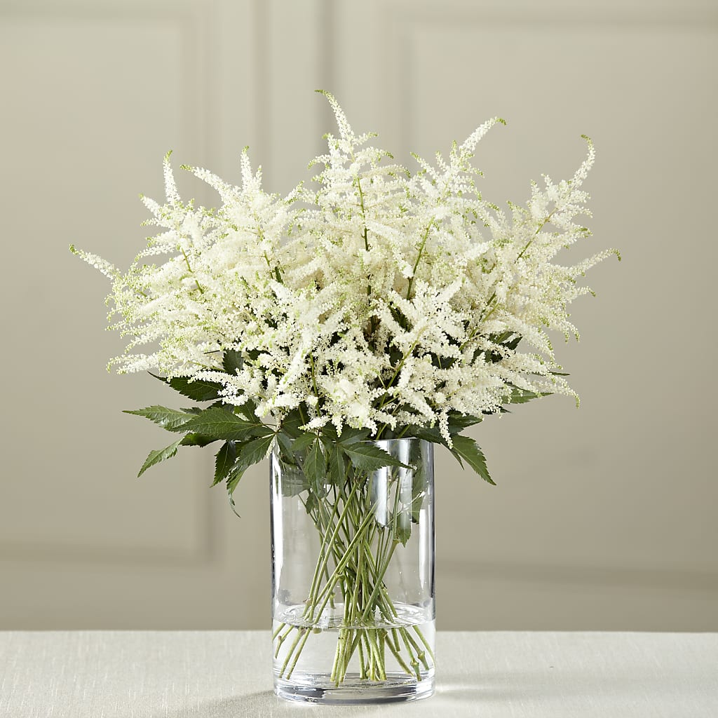 White Astilbe Bouquet – Loose Leaf Florist, Austin TX