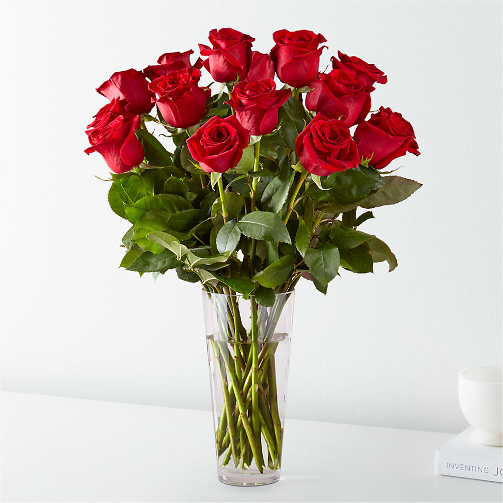Long Stem Red Rose Bouquet –  Loose Leaf Florist, Austin TX