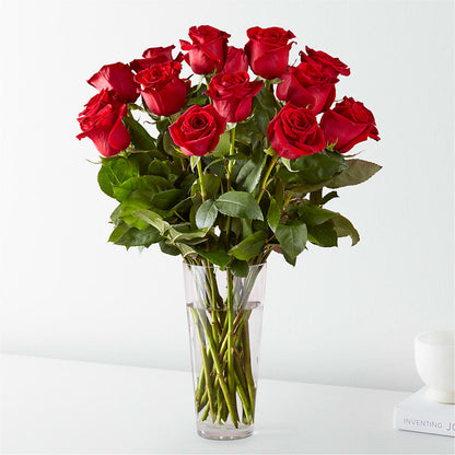Long Stem Red Rose Bouquet –  Loose Leaf Florist, Austin TX
