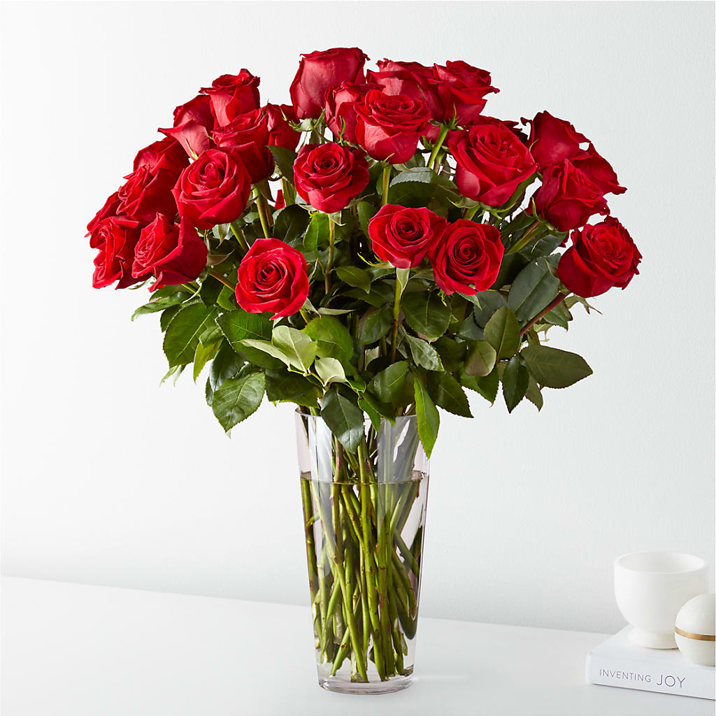 Long Stem Red Rose Bouquet –  Loose Leaf Florist, Austin TX