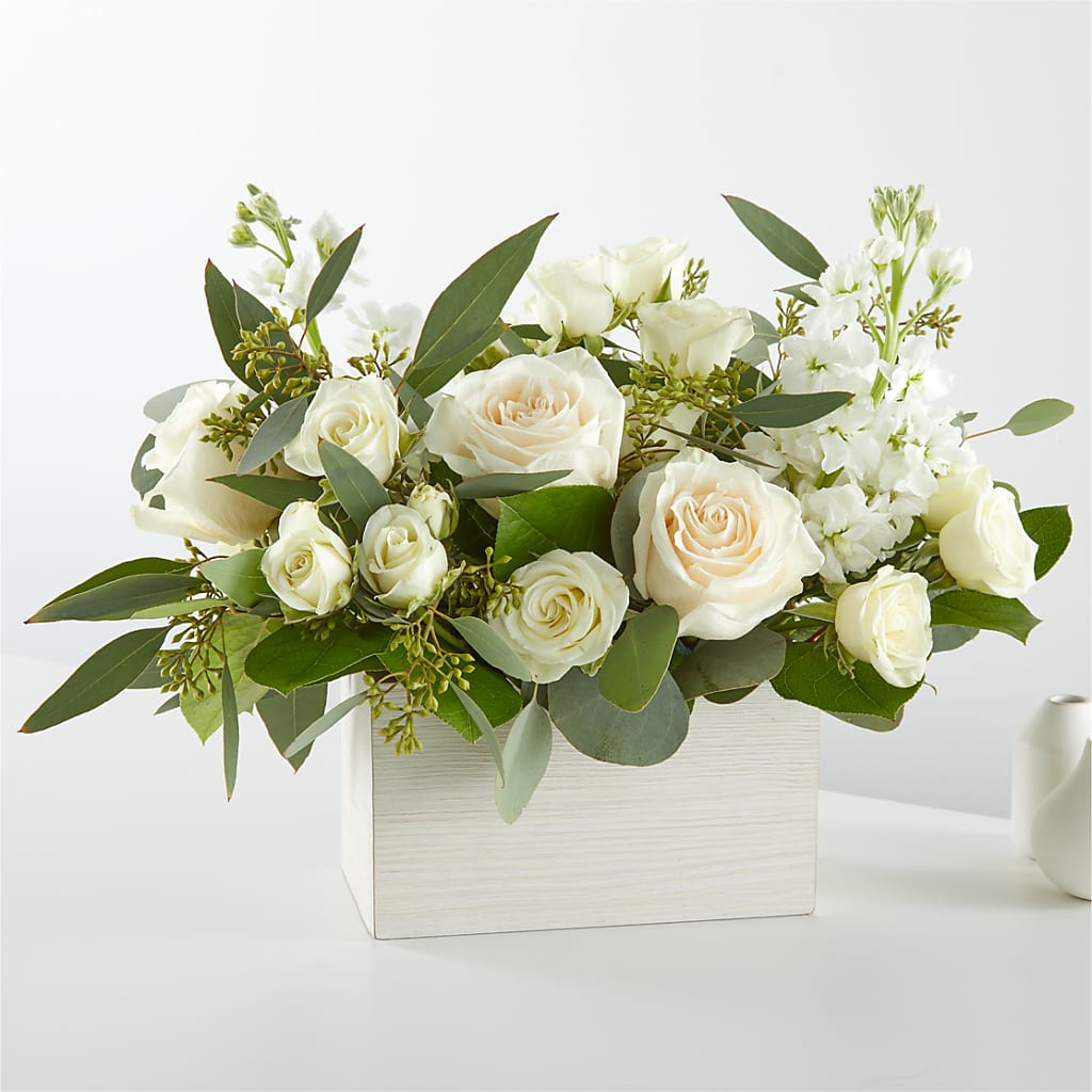 Fresh Linen Box Bouquet –  Loose Leaf Florist, Austin TX