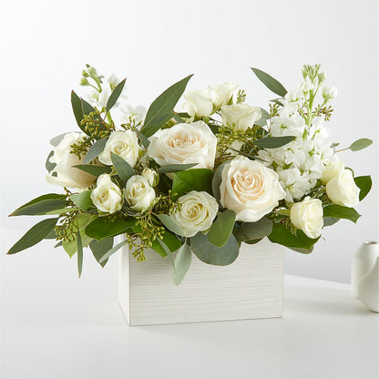 Fresh Linen Box Bouquet –  Loose Leaf Florist, Austin TX