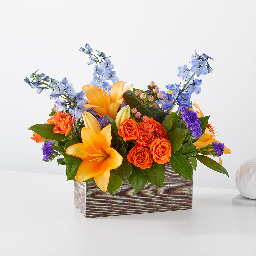 Radiant Citrus Box Bouquet –  Loose Leaf Florist, Austin TX