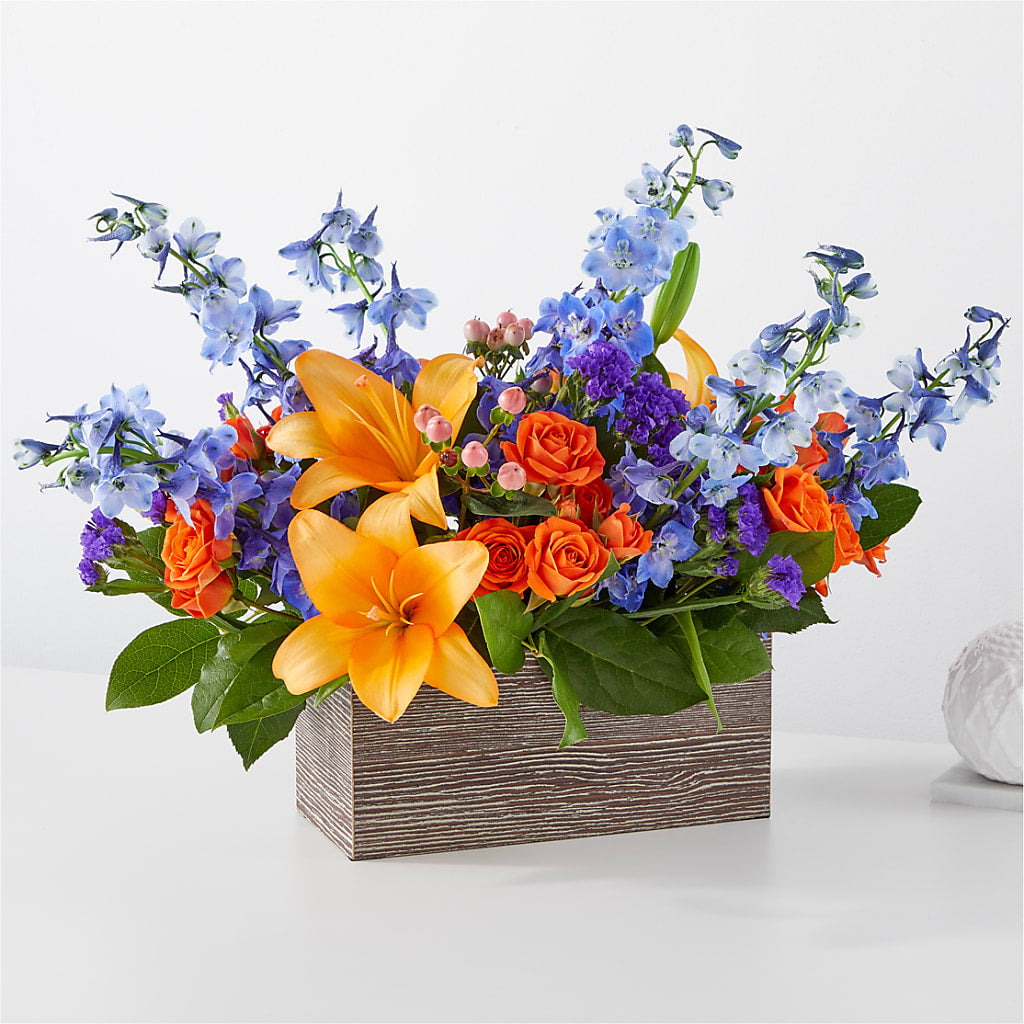 Radiant Citrus Box Bouquet –  Loose Leaf Florist, Austin TX