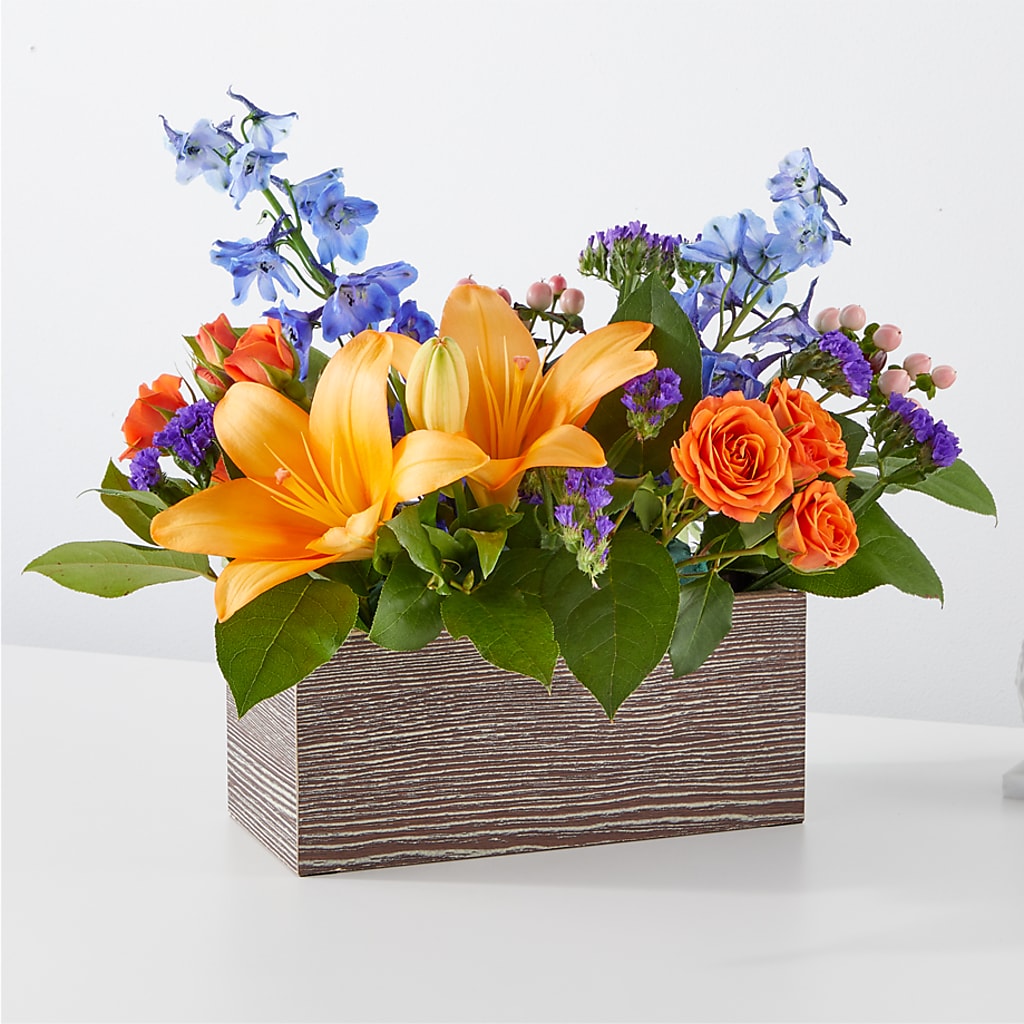 Radiant Citrus Box Bouquet –  Loose Leaf Florist, Austin TX