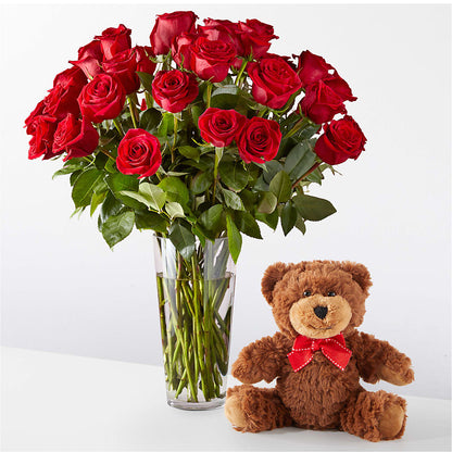 Romantic Long Stem Red Rose Bouquet Bundles –  Loose Leaf Florist, Austin TX