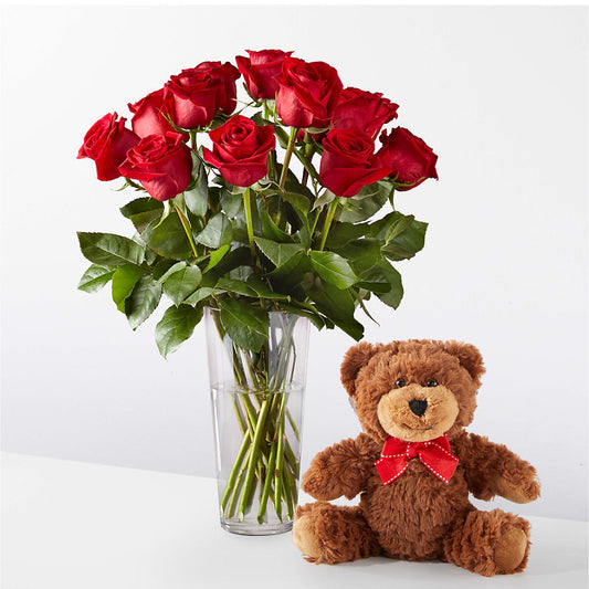 Romantic Long Stem Red Rose Bouquet Bundles –  Loose Leaf Florist, Austin TX