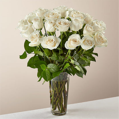 Long Stem White Rose Bouquet –  Loose Leaf Florist, Austin TX