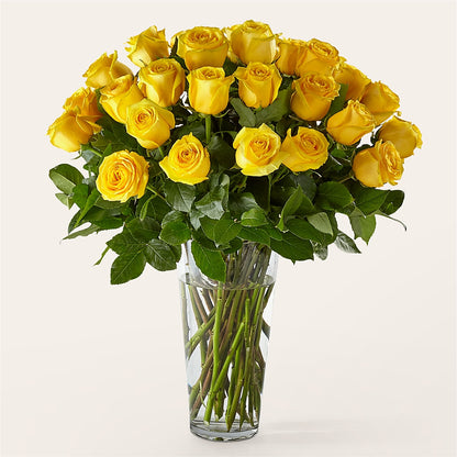 Long Stem Yellow Rose Bouquet –  Loose Leaf Florist, Austin TX
