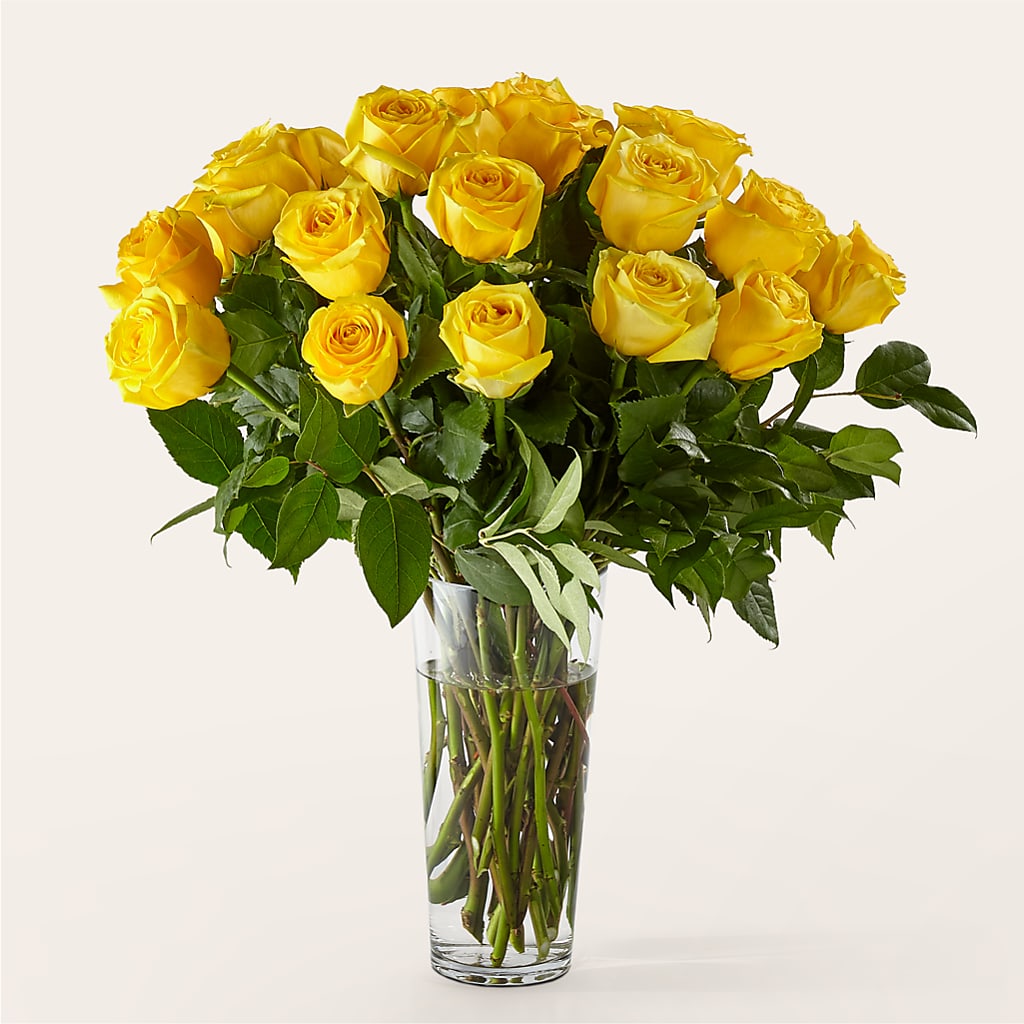 Long Stem Yellow Rose Bouquet –  Loose Leaf Florist, Austin TX