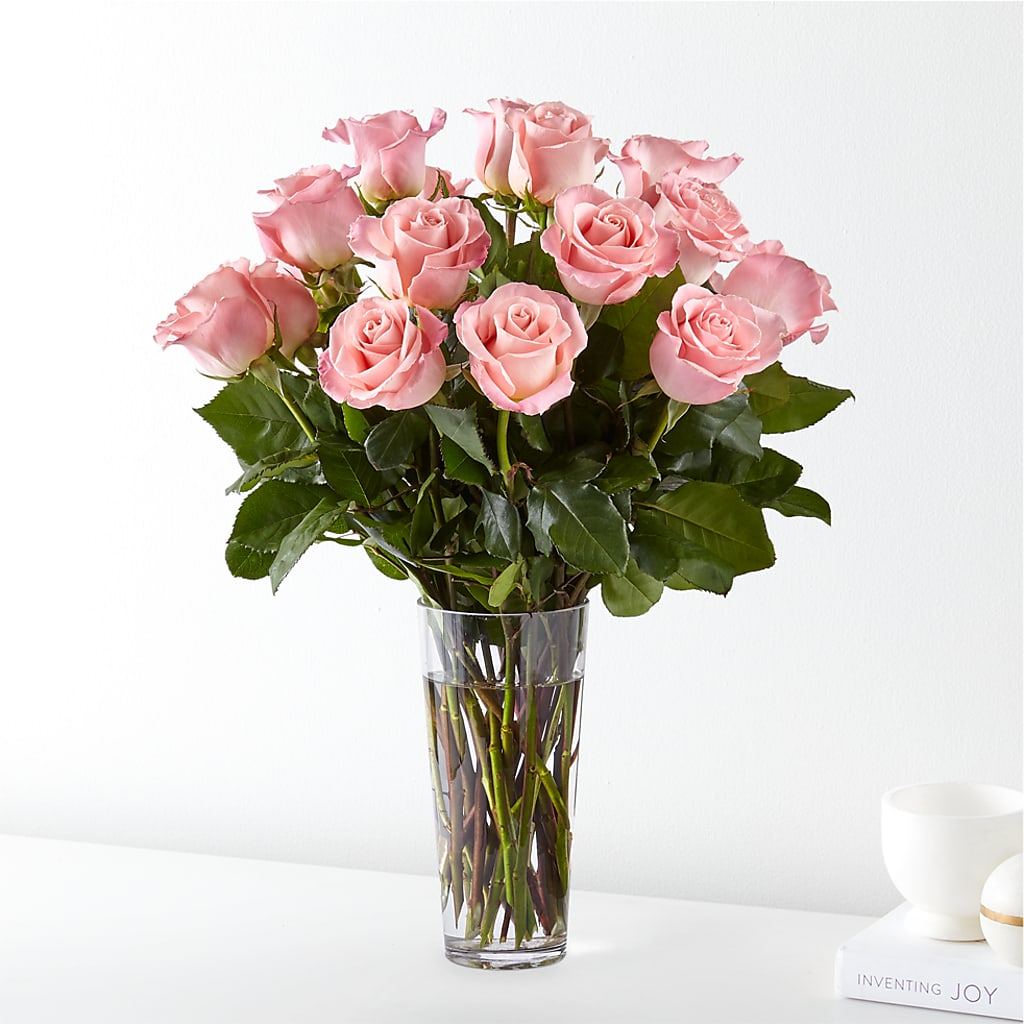 Long Stem Pink Rose Bouquet –  Loose Leaf Florist, Austin TX