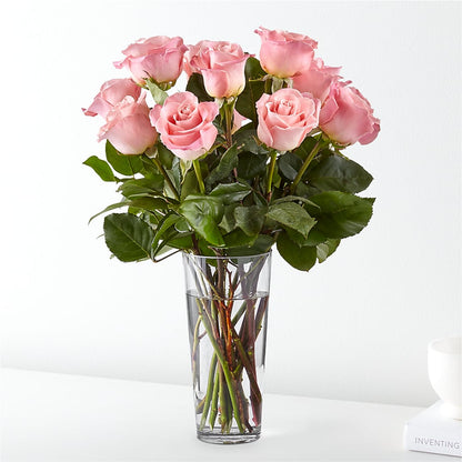 Long Stem Pink Rose Bouquet –  Loose Leaf Florist, Austin TX
