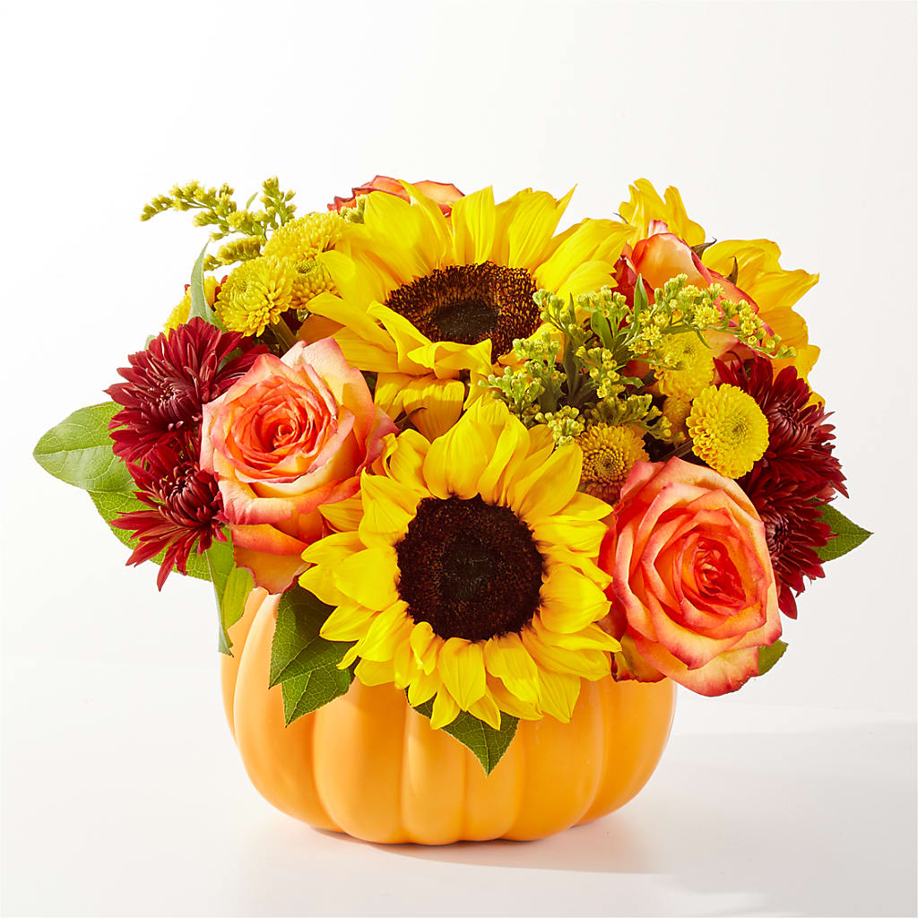 Golden Gourd Pumpkin Bouquet –  Loose Leaf Florist, Austin TX