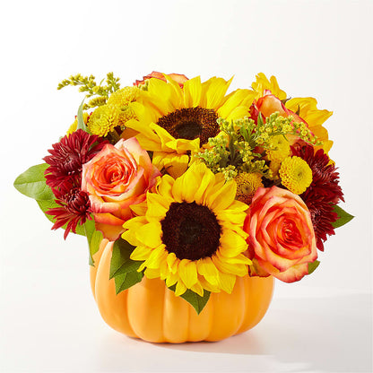 Golden Gourd Pumpkin Bouquet –  Loose Leaf Florist, Austin TX