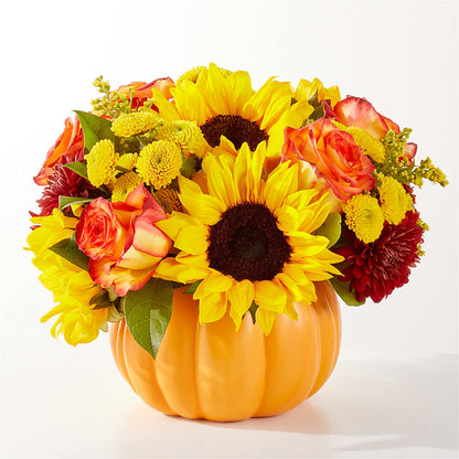 Golden Gourd Pumpkin Bouquet –  Loose Leaf Florist, Austin TX