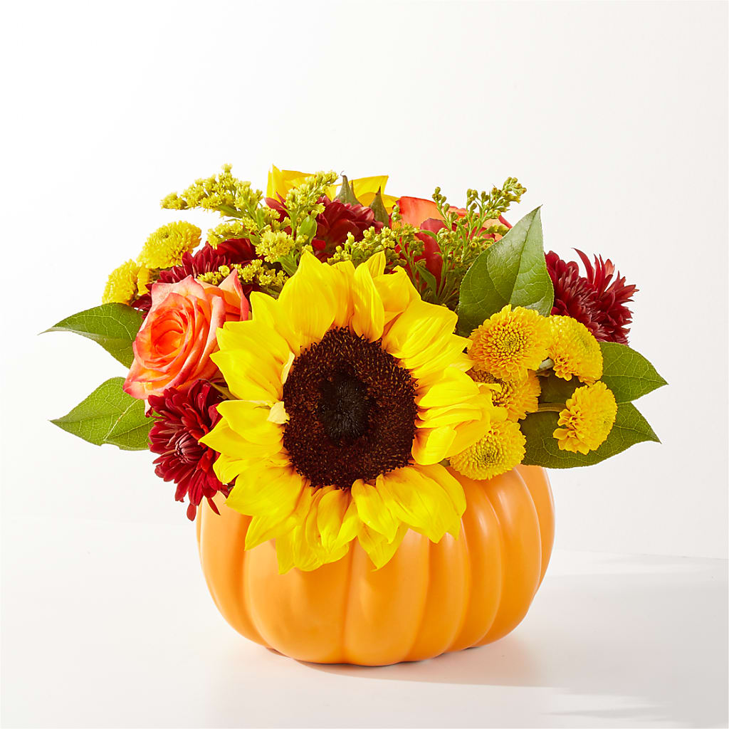 Golden Gourd Pumpkin Bouquet –  Loose Leaf Florist, Austin TX