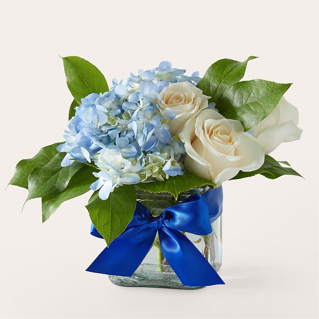 Sky Blue Delight Bouquet –  Loose Leaf Florist, Austin TX