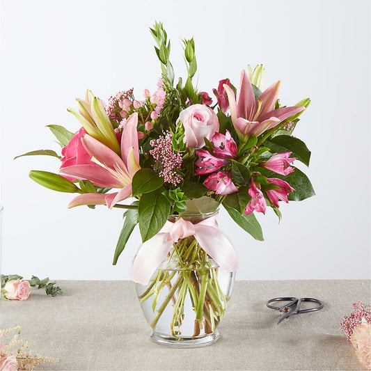 Pink Ribbon - A Florist Original –  Loose Leaf Florist, Austin TX