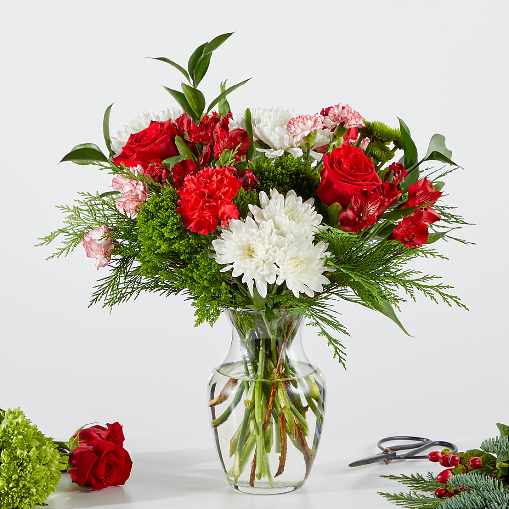 Merry Moment Bouquet – A Florist Original –  Loose Leaf Florist, Austin TX