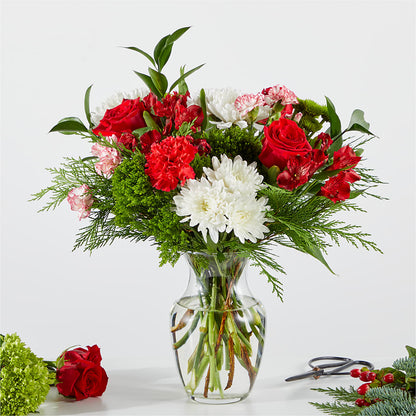 Merry Moment Bouquet – A Florist Original –  Loose Leaf Florist, Austin TX