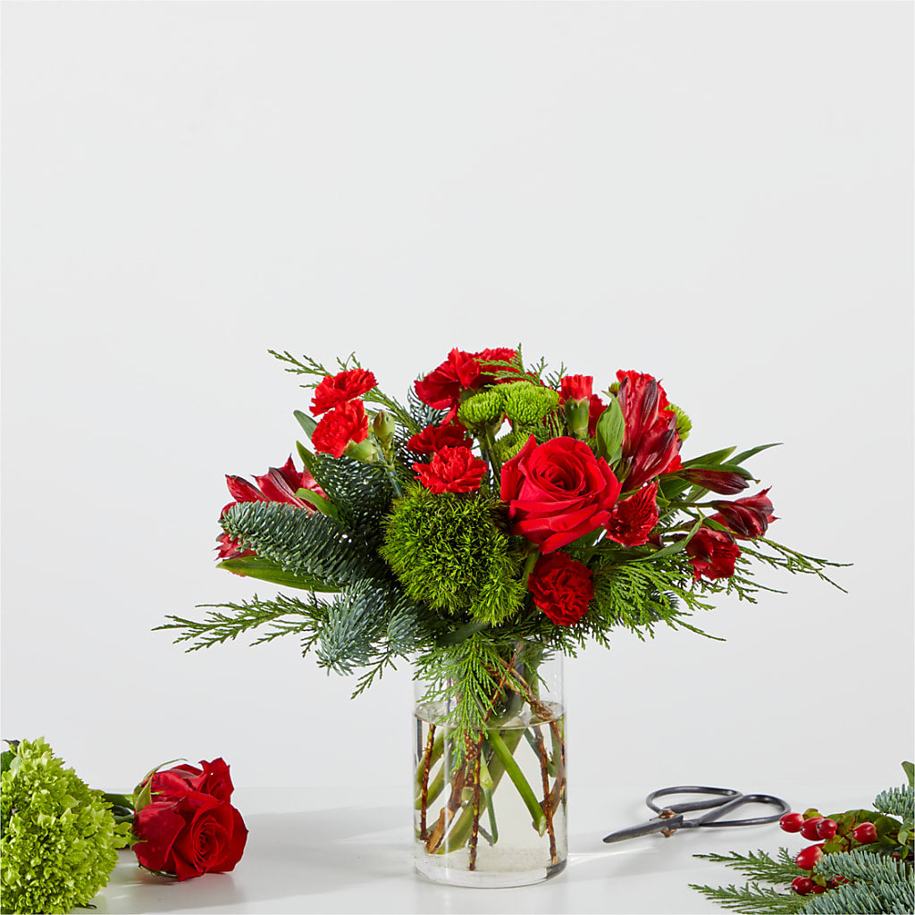 Merry Moment Bouquet – A Florist Original –  Loose Leaf Florist, Austin TX