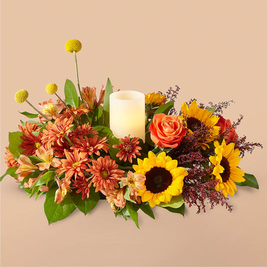 Honey Spark Centerpiece –  Loose Leaf Florist, Austin TX