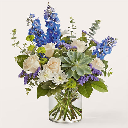 Cerulean Waves Bouquet –  Loose Leaf Florist, Austin TX