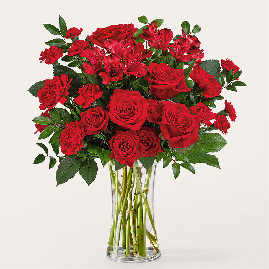 Brilliant Ruby Bouquet –  Loose Leaf Florist, Austin TX