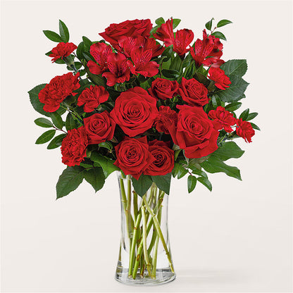 Brilliant Ruby Bouquet –  Loose Leaf Florist, Austin TX