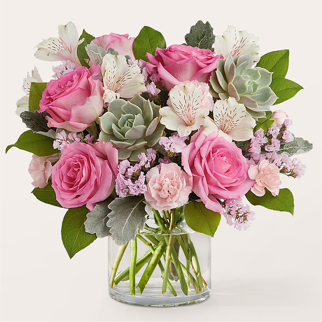 Dusty Rose Bouquet –  Loose Leaf Florist, Austin TX