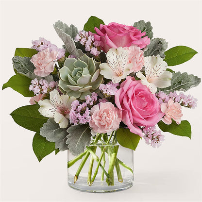 Dusty Rose Bouquet –  Loose Leaf Florist, Austin TX