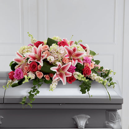 Splendid Grace Casket Spray –  Loose Leaf Florist, Austin TX