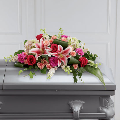 Splendid Grace Casket Spray –  Loose Leaf Florist, Austin TX