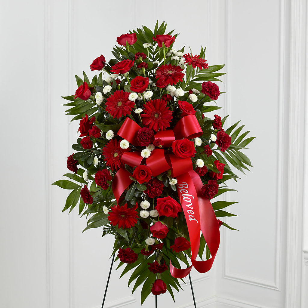 Treasured Memories Standing Spray –  Loose Leaf Florist, Austin TX