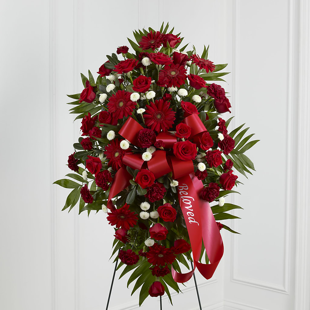 Treasured Memories Standing Spray –  Loose Leaf Florist, Austin TX