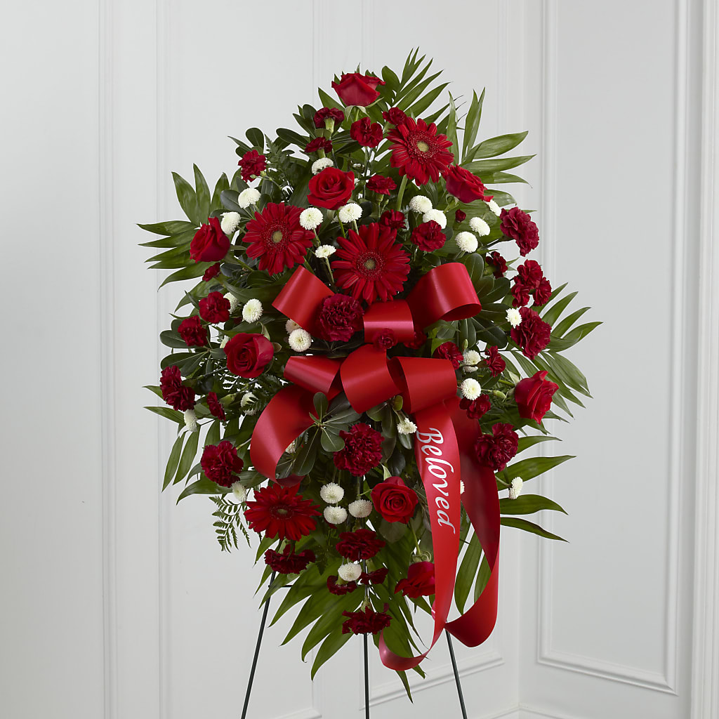 Treasured Memories Standing Spray –  Loose Leaf Florist, Austin TX