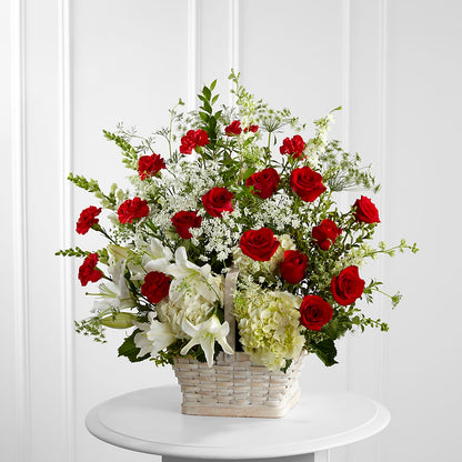 In Loving Memory Arrangement –  Loose Leaf Florist, Austin TX