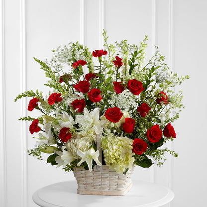 In Loving Memory Arrangement –  Loose Leaf Florist, Austin TX