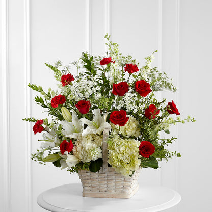 In Loving Memory Arrangement –  Loose Leaf Florist, Austin TX
