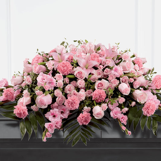 Garden of Comfort Casket Spray (Standard) –  Loose Leaf Florist, Austin TX
