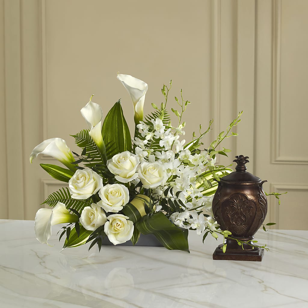 At Peace Arrangement –  Loose Leaf Florist, Austin TX