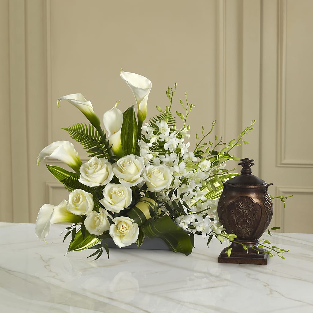 At Peace Arrangement –  Loose Leaf Florist, Austin TX